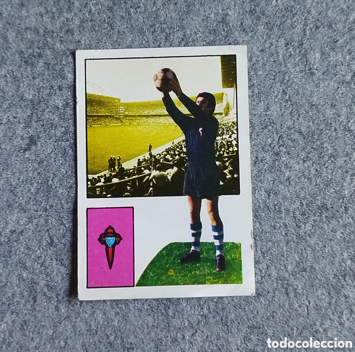 Cromos de f&uacute;tbol: SIN PEGAR S&Aacute;NCHEZ CELTA DE VIGO 74 75 1974 1975 FHER DISGRA CROMO NUNCA PEGADO