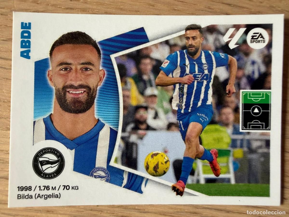 Cromos de f&uacute;tbol: 19 ABDE ALAVES 24 25 2024 2025 LIGA EA SPORTS COLECCIONES ESTE SIN PEGAR STICKER