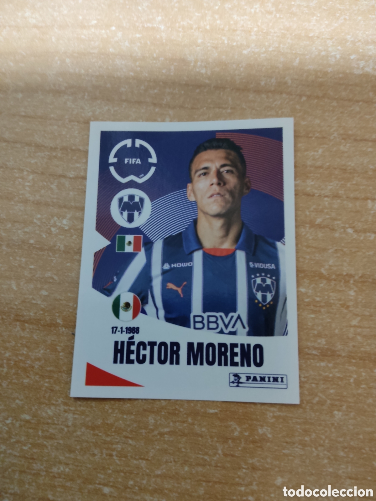 Cromos de f&uacute;tbol: 305 HECTOR MORENO MONTERREY FIFA CLUB WORLD CUP 2025