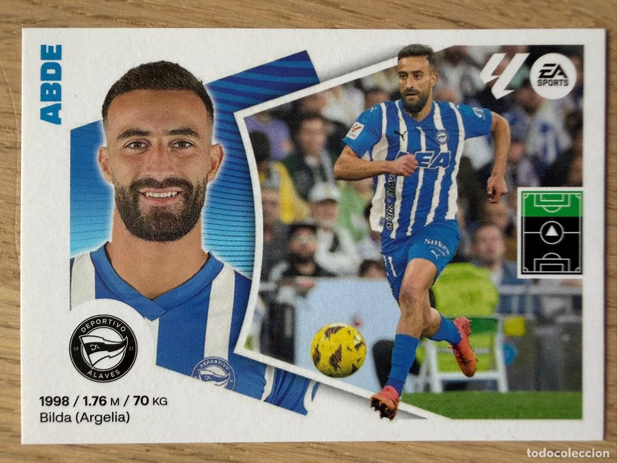 Cromos de f&uacute;tbol: 19 ABDE ALAVES 24 25 2024 2025 LIGA EA SPORTS COLECCIONES ESTE SIN PEGAR STICKER