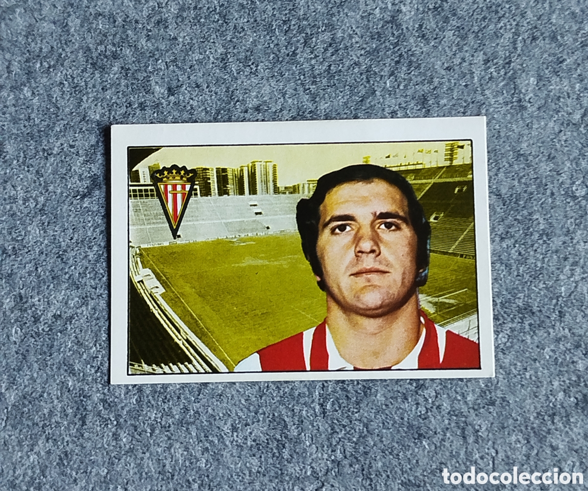 Cromos de f&uacute;tbol: SIN PEGAR VALDES SPORTING DE GIJON 74 75 1974 1975 FHER DISGRA CROMO NUNCA PEGADO