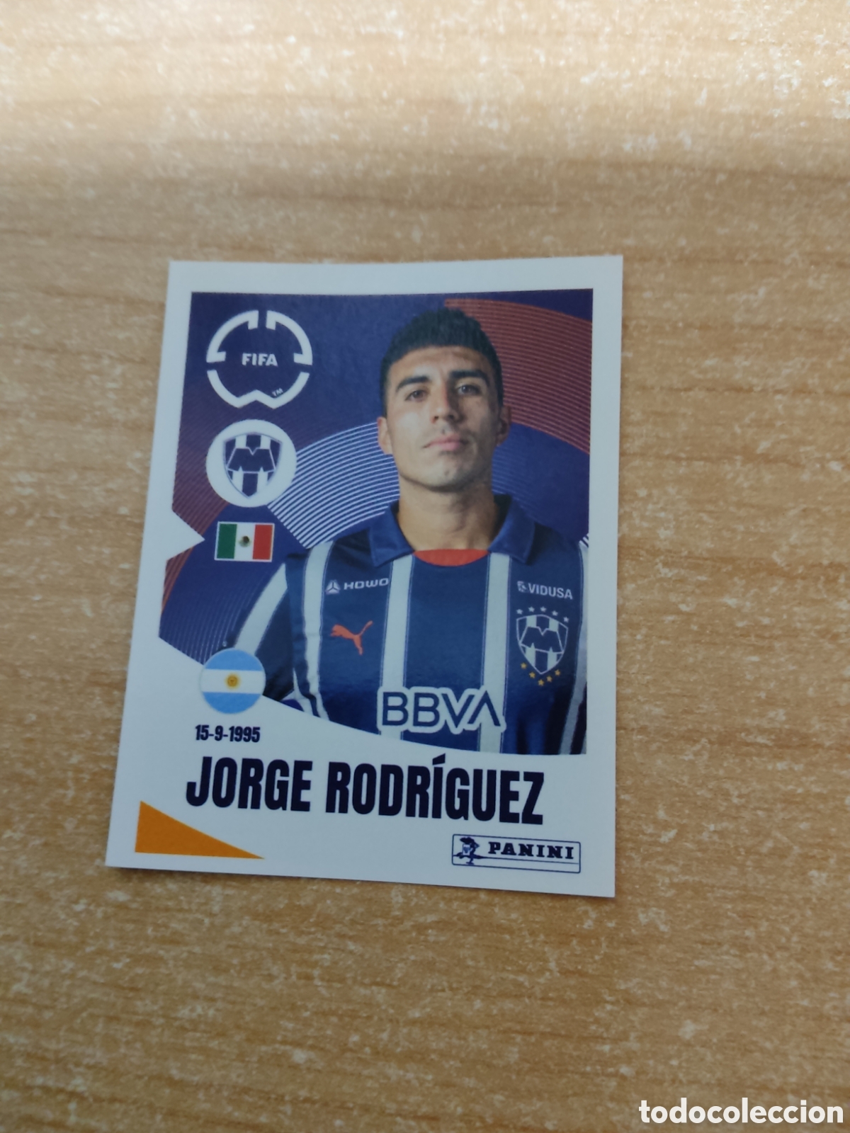 Cromos de f&uacute;tbol: 308 JORGE RODRIGUEZ MONTERREY FIFA CLUB WORLD CUP 2025