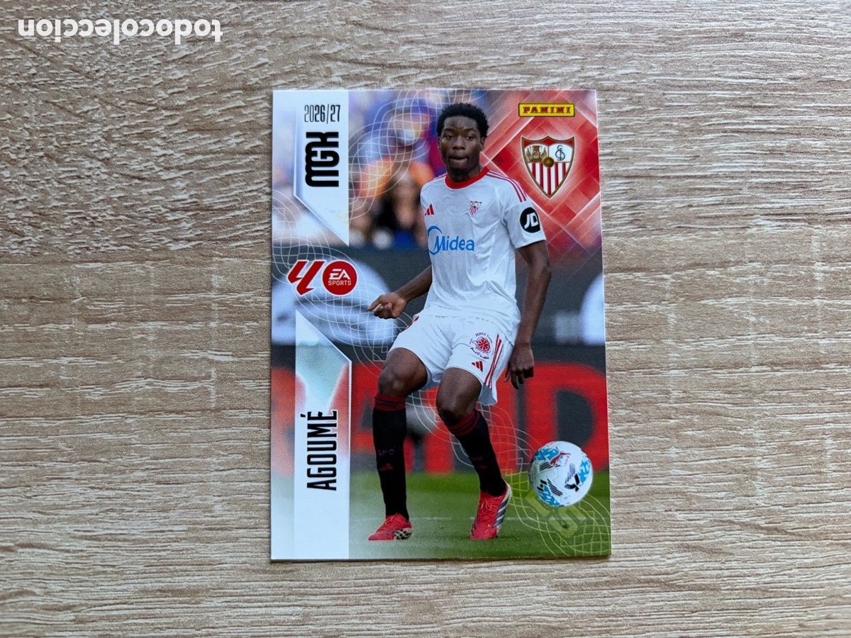 Cromos de f&uacute;tbol: 335 AGOUM&Eacute; MEGACRACKS MGK 2026 2027 26 27 SEVILLA CF