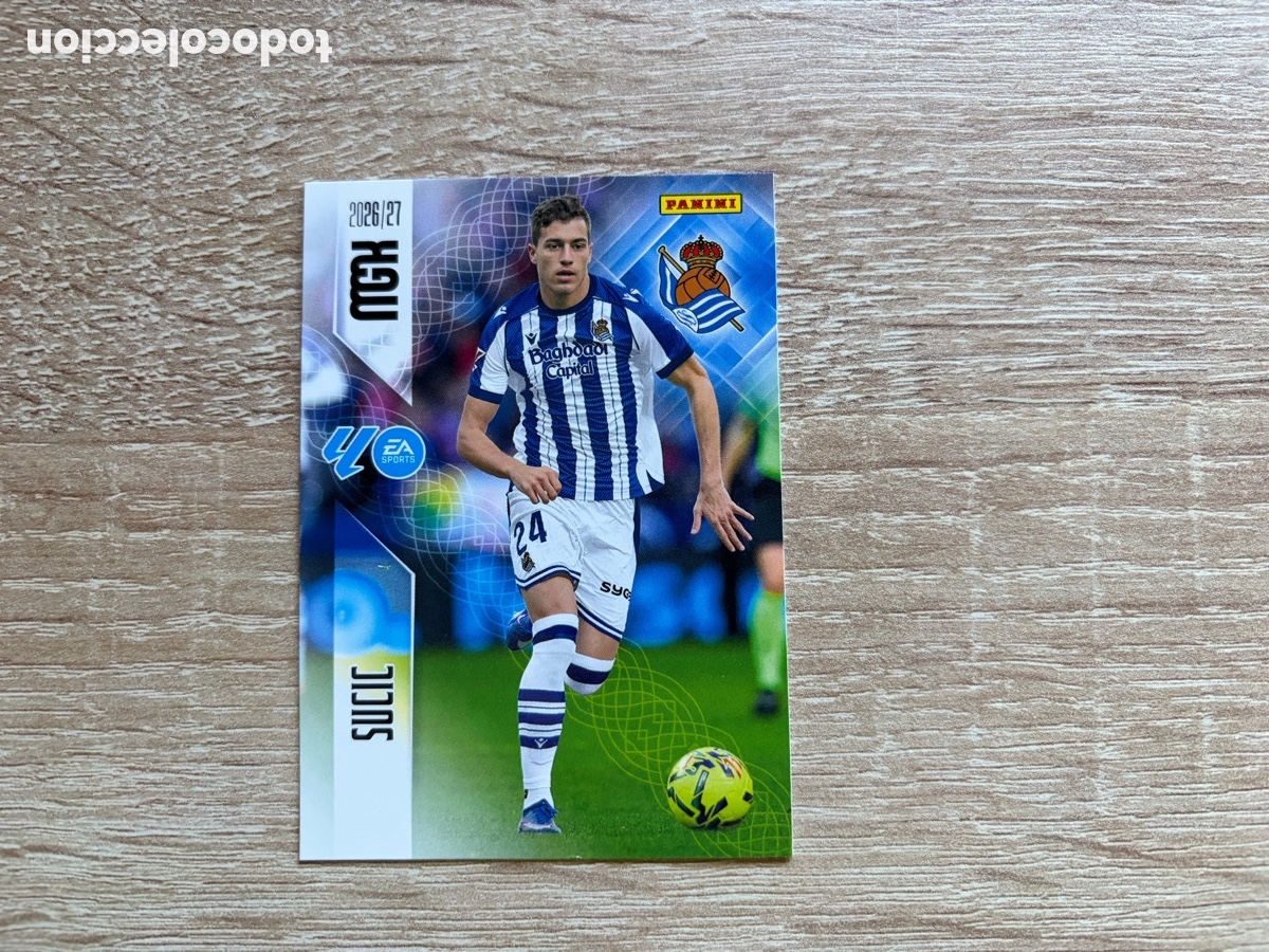 Cromos de f&uacute;tbol: 320 SUCIC MEGACRACKS MGK 2026 2027 26 27 REAL SOCIEDAD