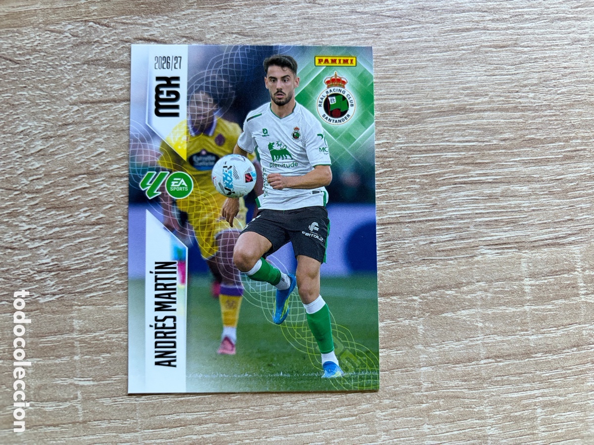 Cromos de f&uacute;tbol: 285 ANDR&Eacute;S MART&Iacute;N MEGACRACKS MGK 2026 2027 26 27 RACING CLUB DE SANTANDER