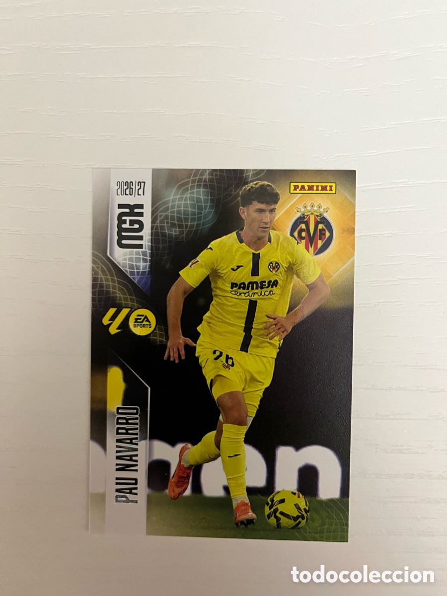 Cromos de f&uacute;tbol: 365 PAU NAVARRO MEGACRACKS MGK 2026 2027 26 27 VILLARREAL