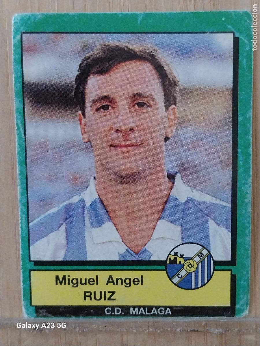Cromos de f&uacute;tbol: RUIZ MALAGA PANINI FUTBOL 90 CROMO 151 SIN PEGAR NUNCA SOBADO A&Ntilde;O 1990 *