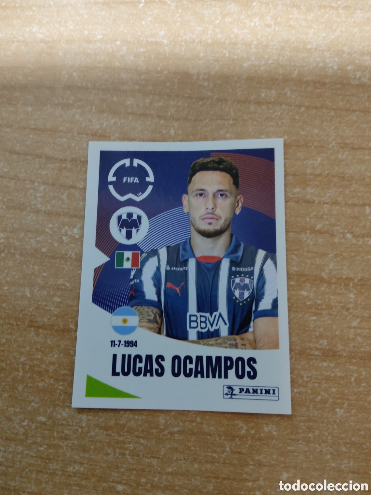Cromos de f&uacute;tbol: 312 LUCAS OCAMPOS MONTERREY FIFA CLUB WORLD CUP 2025