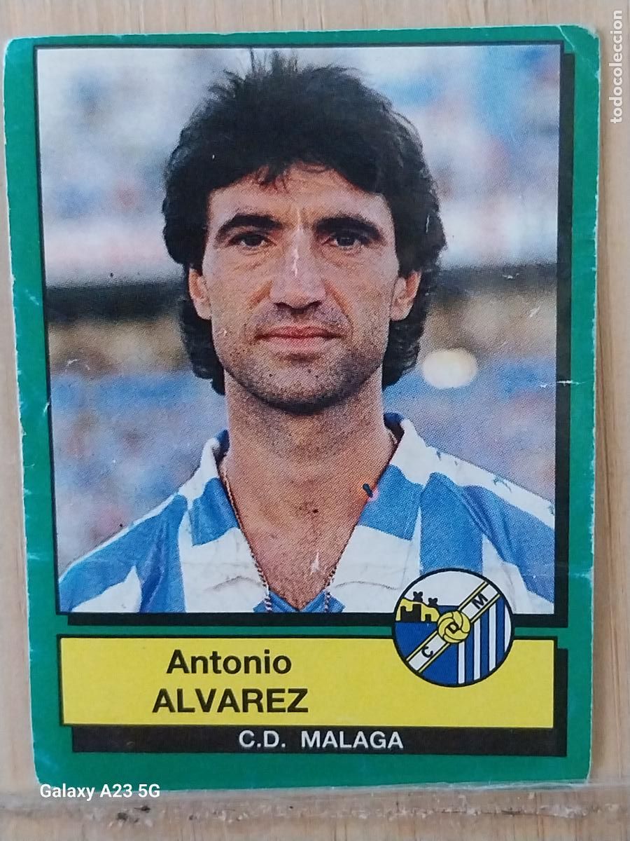 Cromos de f&uacute;tbol: ALVAREZ MALAGA PANINI FUTBOL 90 CROMO 150 SIN PEGAR NUNCA SOBADO A&Ntilde;O 1990 *