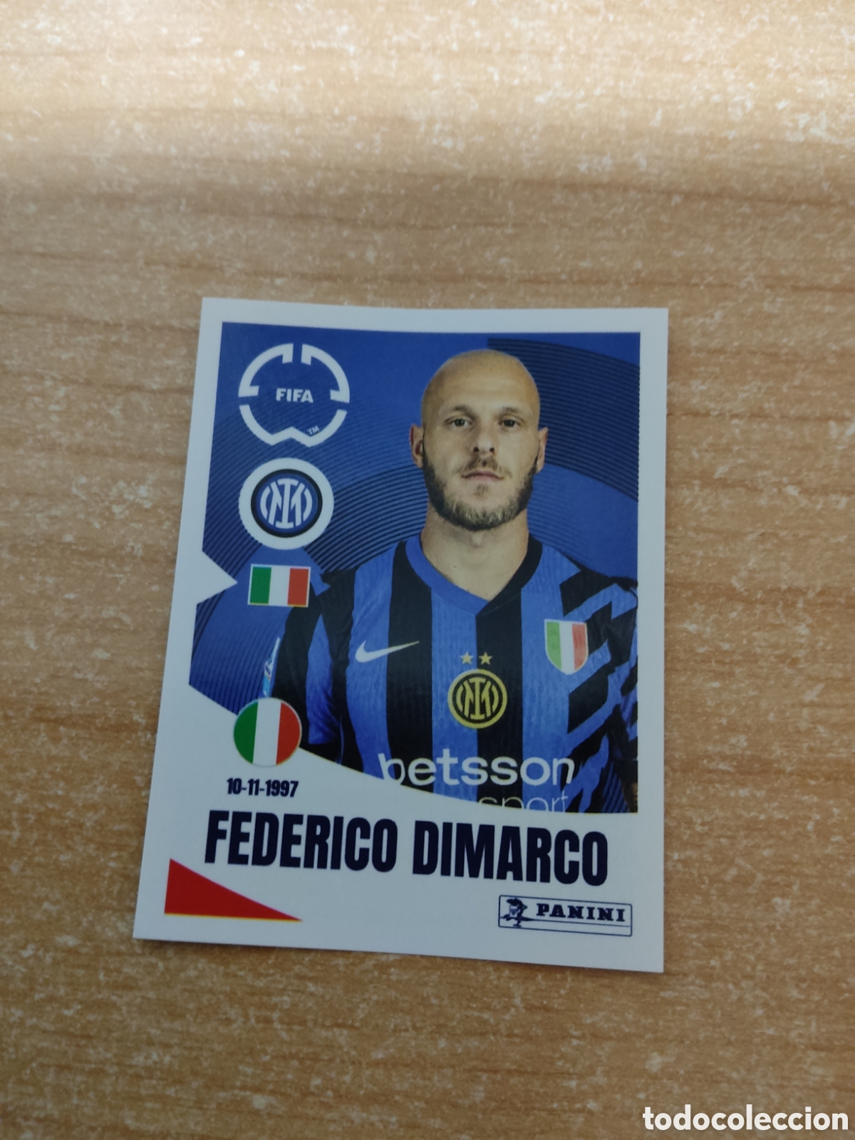 Cromos de f&uacute;tbol: 320 DIMARCO INTER MILAN FIFA CLUB WORLD CUP 2025