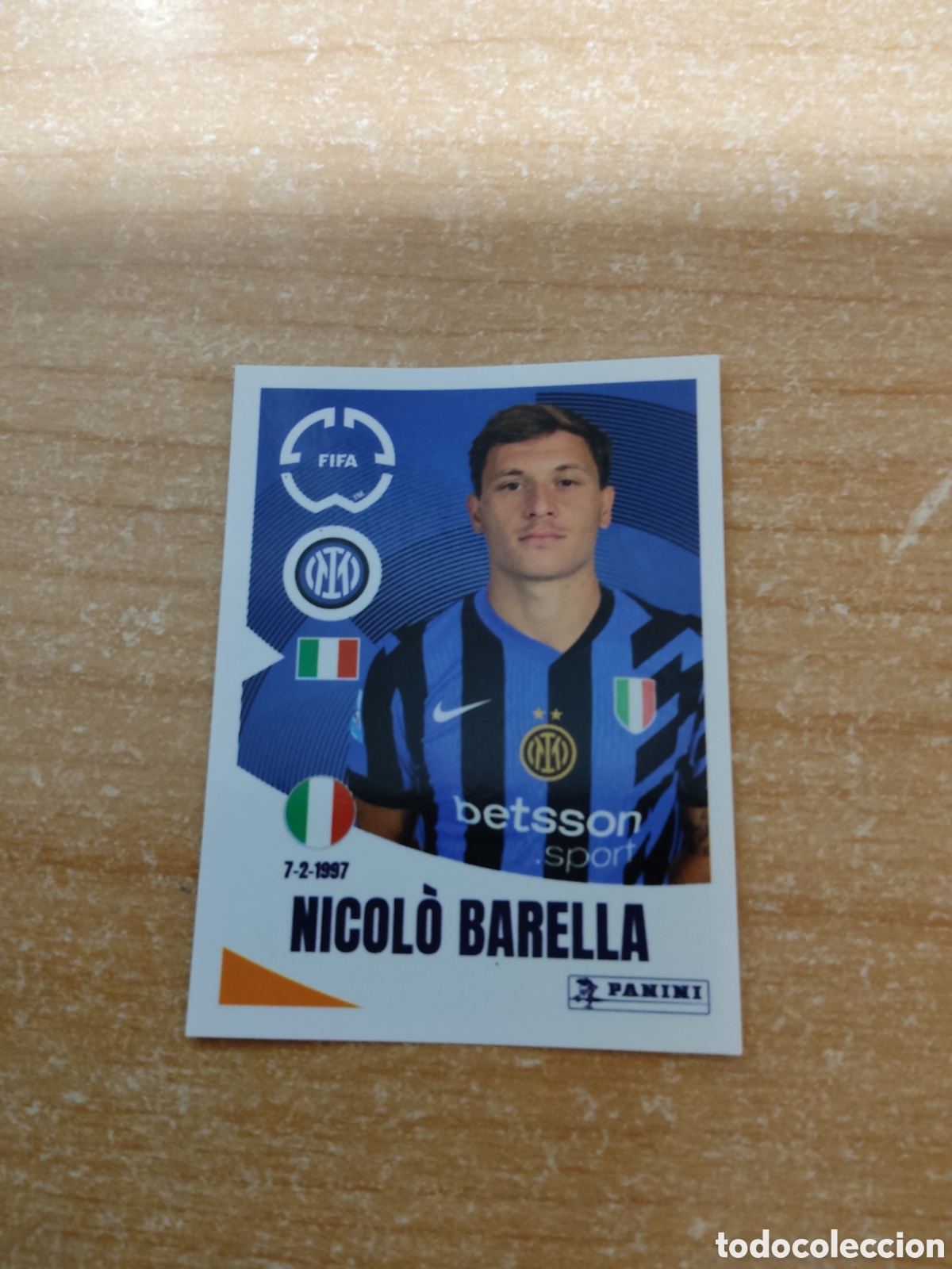 Cromos de f&uacute;tbol: 326 BARELLA INTER MILAN FIFA CLUB WORLD CUP 2025