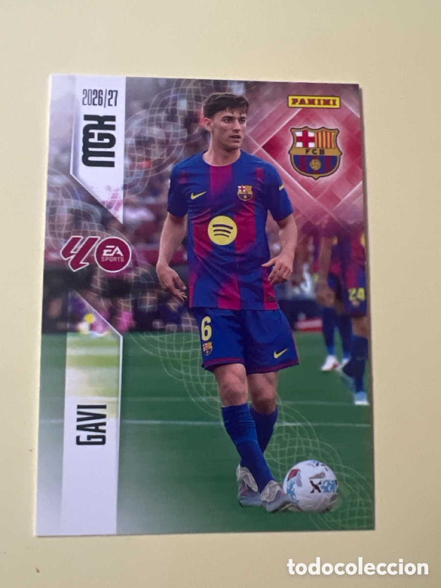 Cromos de f&uacute;tbol: E53. 84 GAVI FC BARCELONA FICHAS ALBUM MEGACRACKS 2026 2027 MGK 26 27