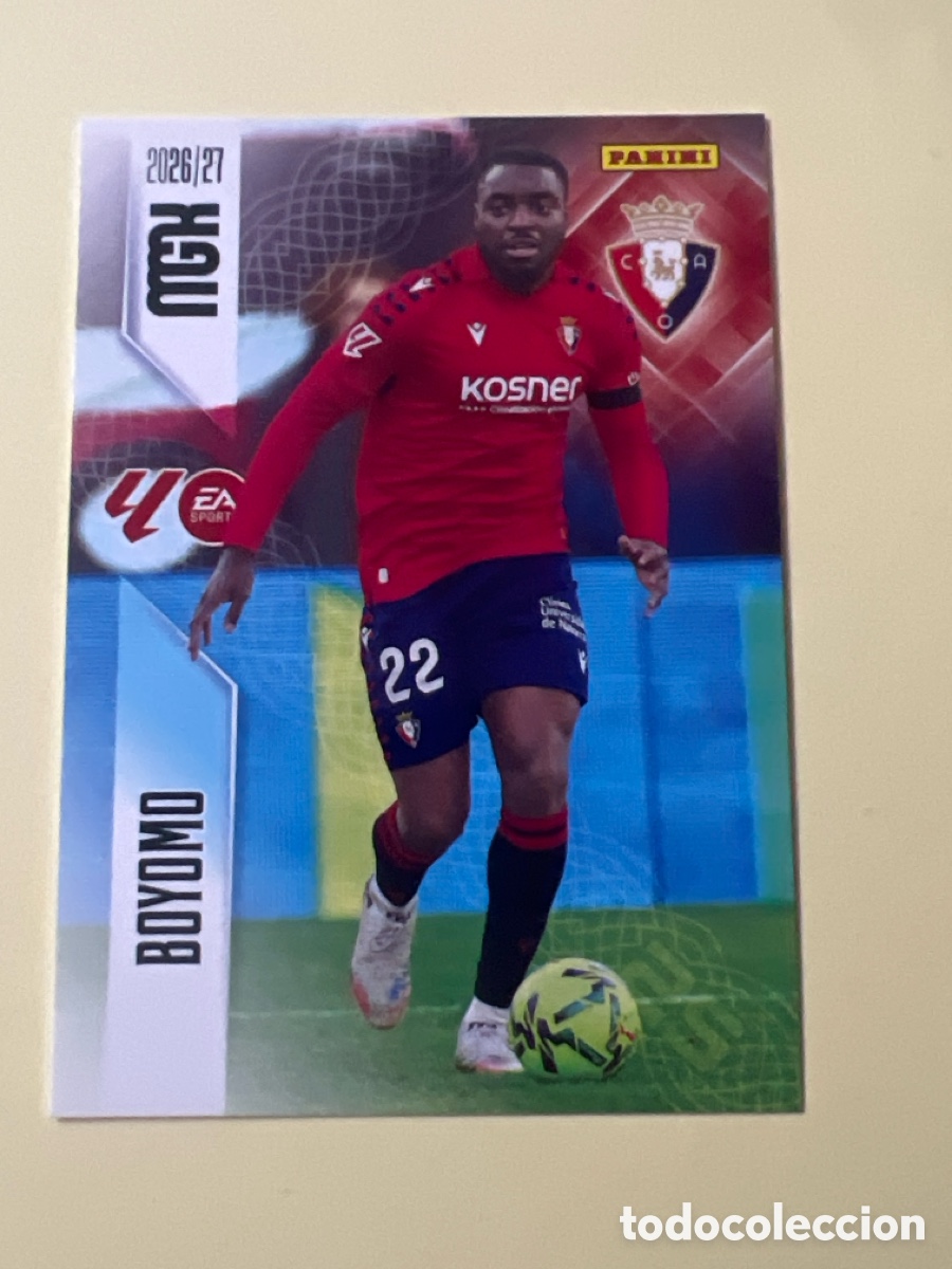 Figurine di Calcio: C3219. 257 BOYOMO OSASUNA MEGACRACKS MGK 26 27 PANINI 2026 2027