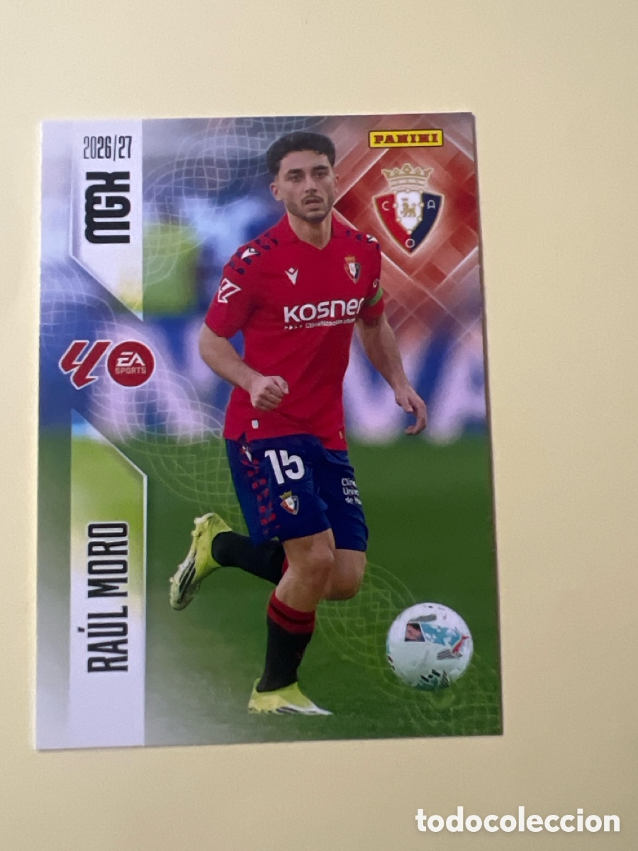 Figurine di Calcio: C3218. 267 RA&Uacute;L MORO - - CA OSASUNA FICHAS ALBUM MEGACRACKS 2026 2027 MGK 26 27