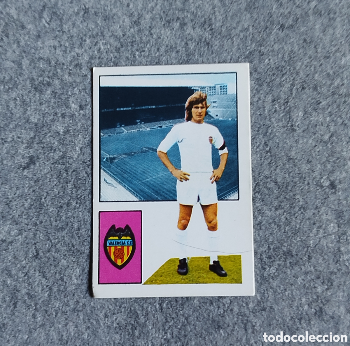 Cromos de f&uacute;tbol: SIN PEGAR JARA VALENCIA 74 75 1974 1975 FHER DISGRA CROMO NUNCA PEGADO