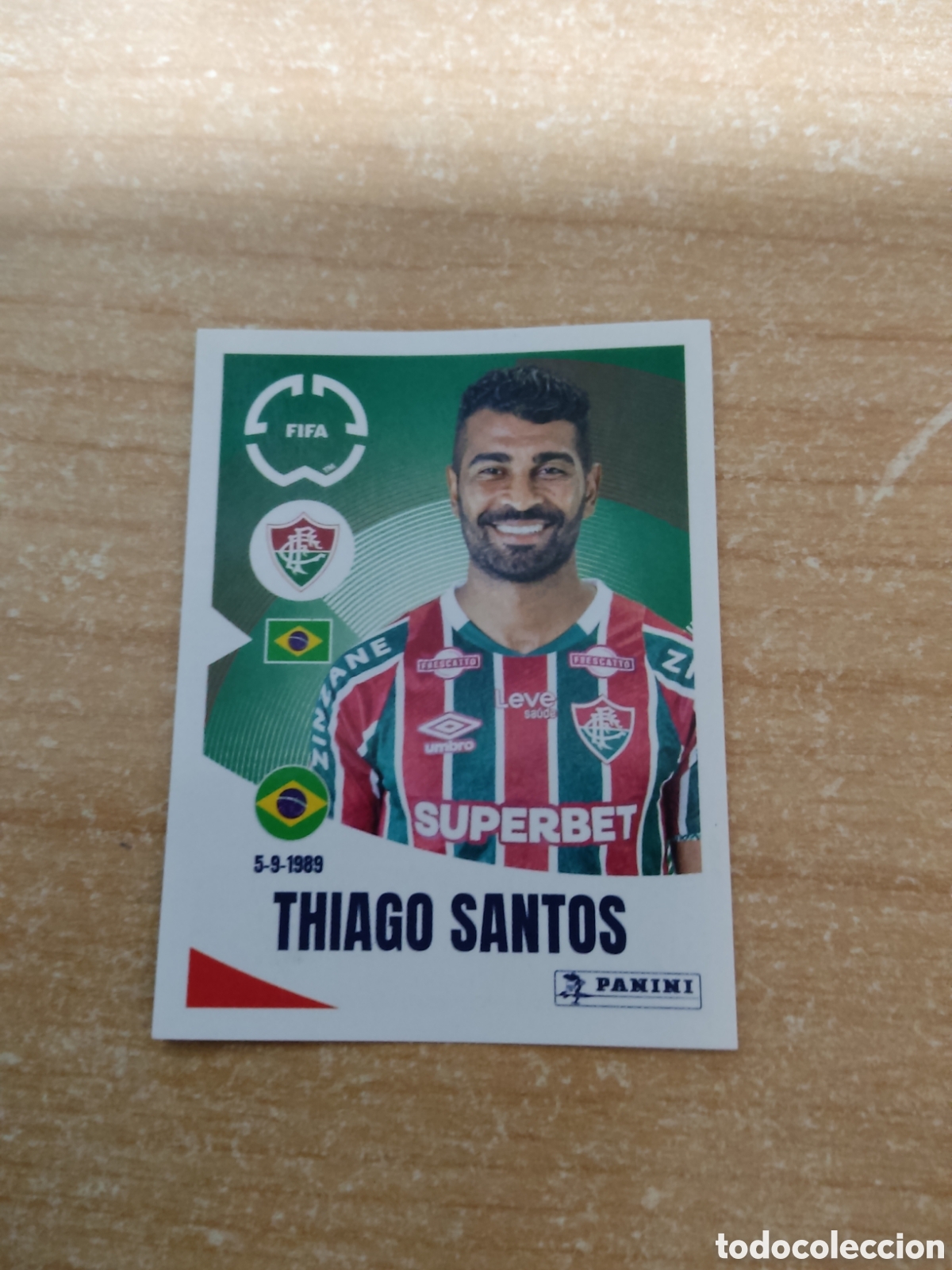 Cromos de f&uacute;tbol: 340 THIAGO SANTOS FLUMINENSE FIFA CLUB WORLD CUP 2025