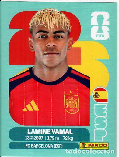 Cromos de f&uacute;tbol: CROMO PANINI MUNDIAL WORLD CUP 2026 - ESP15 ESP 15 - LAMINE YAMAL - ESPA&Ntilde;A