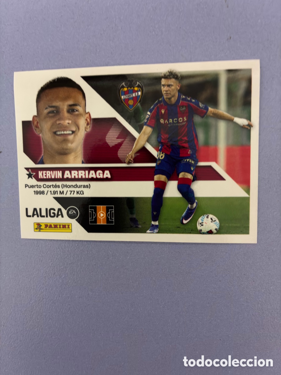 Cromos de f&uacute;tbol: Cromo Kervin Arriaga (Levante UD) N&ordm; 10 - Colecci&oacute;n Este LIGA 2026-27 Panini (Sin Pegar)