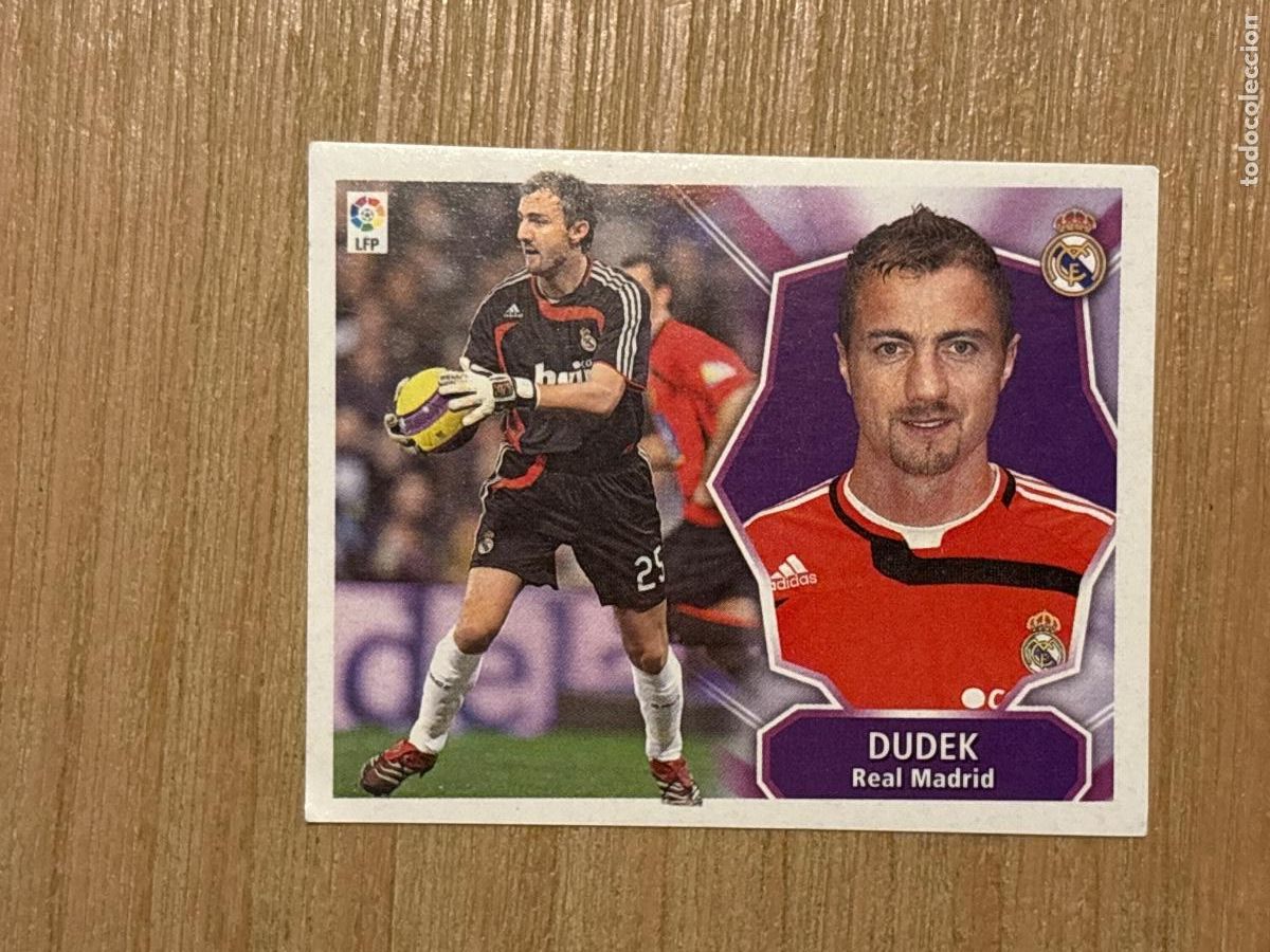 Fu&szlig;ball-Sticker: 22. CROMO LIGA ESTE 2008-09 08-09 REAL MADRID DUDEK SIN PEGAR