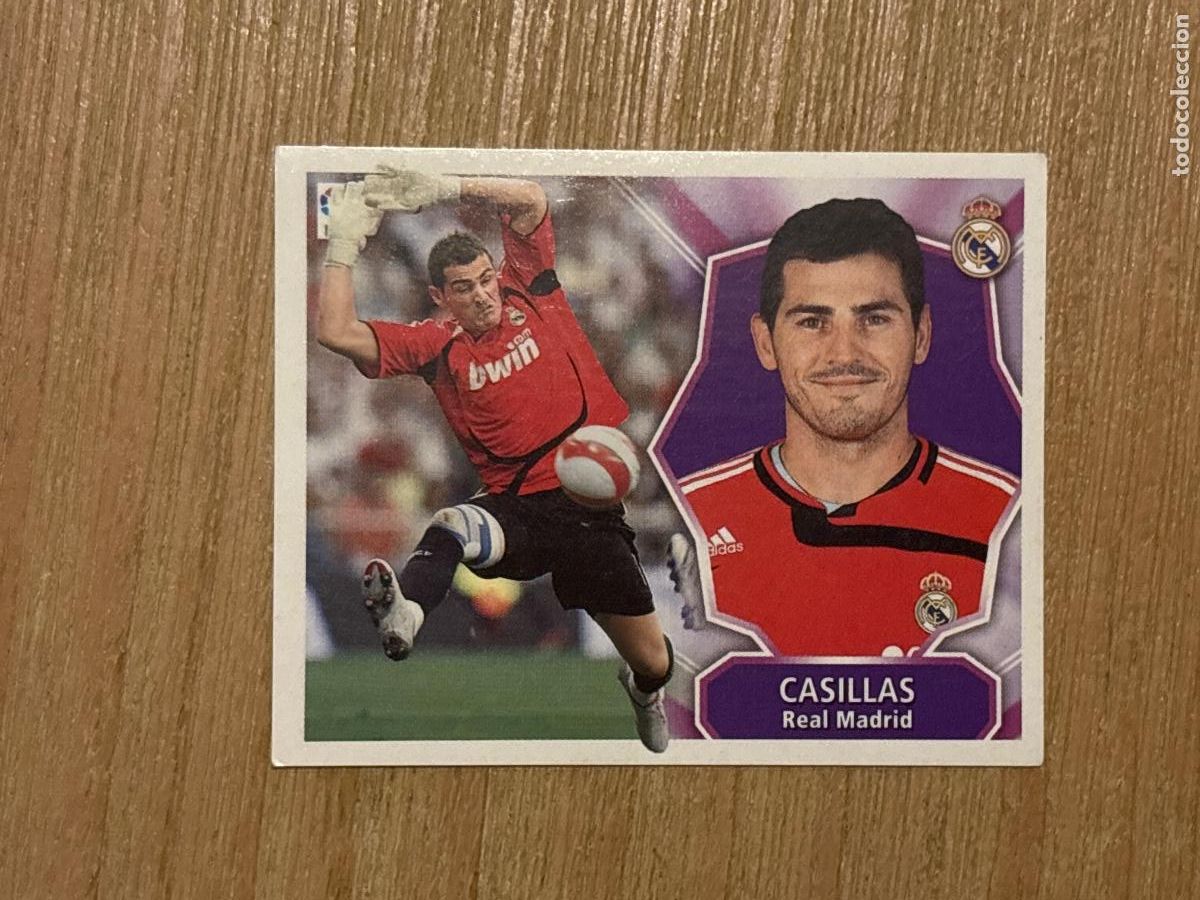 Cartes &agrave; collectionner de Football: 22. CROMO LIGA ESTE 2008-09 08-09 REAL MADRID CASILLAS SIN PEGAR