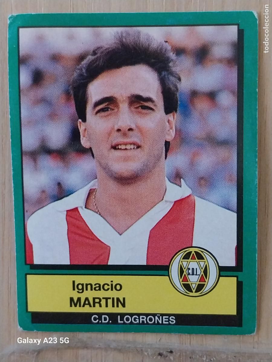 Cromos de f&uacute;tbol: MARTIN LOGRO&Ntilde;ES PANINI FUTBOL 90 CROMO 119 SIN PEGAR NUNCA SOBADO A&Ntilde;O 1990 *