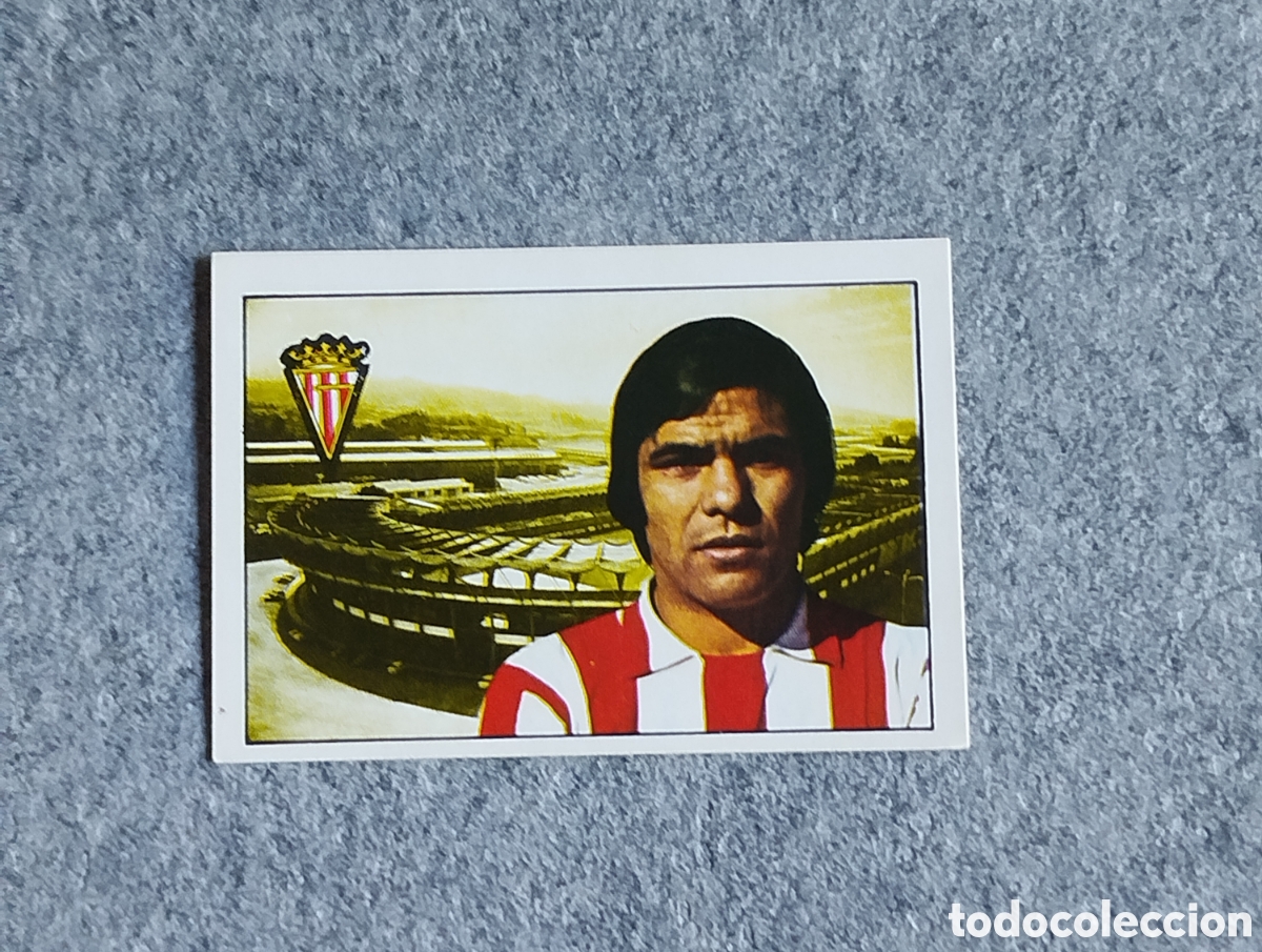 Cromos de f&uacute;tbol: SIN PEGAR DORIA SPORTING DE GIJON 74 75 1974 1975 FHER DISGRA CROMO NUNCA PEGADO