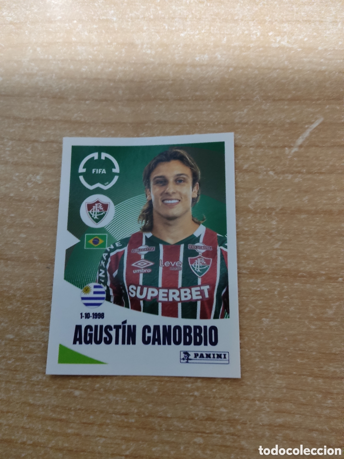 Cromos de f&uacute;tbol: 345 AGUST&Iacute;N CANOBBIO FLUMINENSE FIFA CLUB WORLD CUP 2025