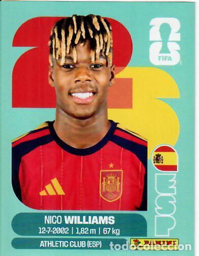Cromos de f&uacute;tbol: CROMO PANINI MUNDIAL WORLD CUP 2026 - ESP17 ESP 17 - NICO WILLIAMS - ESPA&Ntilde;A