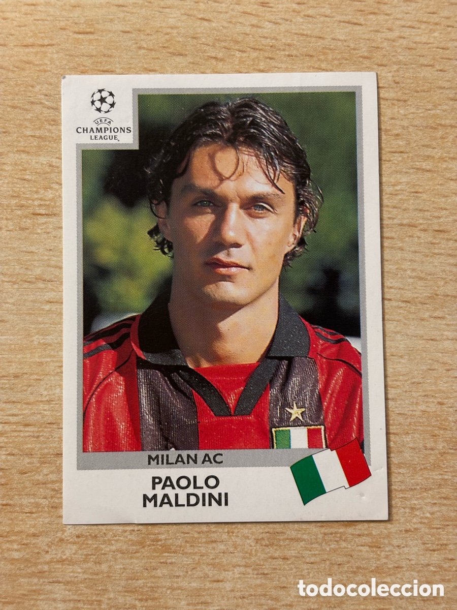 Figurine di Calcio: # 293 Maldini Milan AC Champions League 99 00 1999 2000 sin pegar