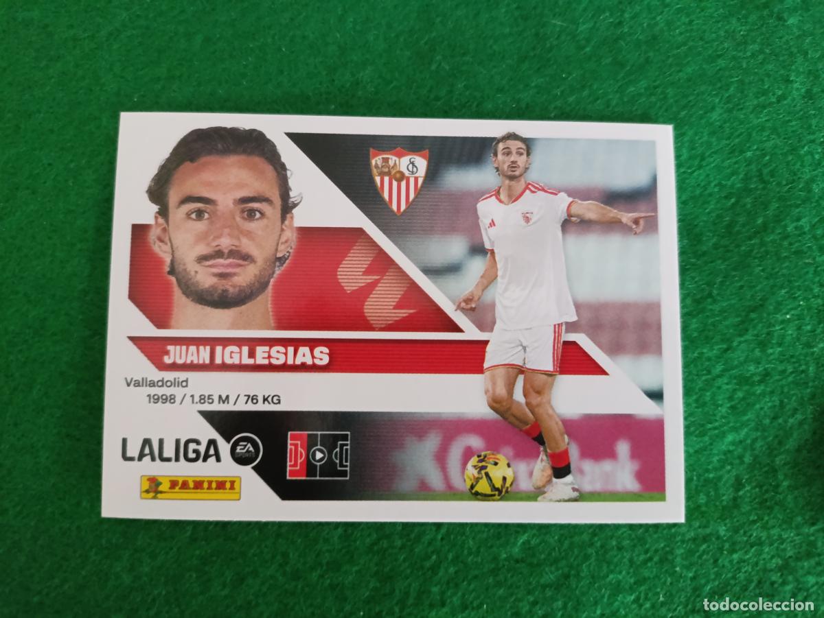 Cromos de f&uacute;tbol: LIGA ESTE 2026 2027 SEVILLA FC COLOCA N&ordm; 6 BIS IGLESIAS