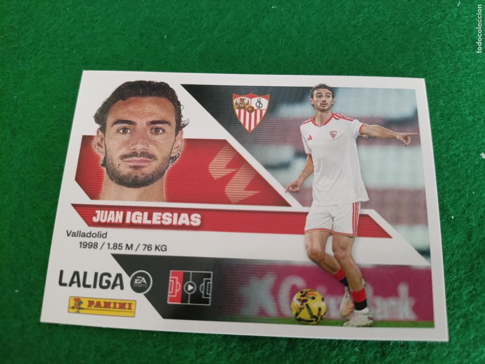 Cromos de f&uacute;tbol: LIGA ESTE 2026 2027 SEVILLA FC COLOCA N&ordm; 6 BIS IGLESIAS