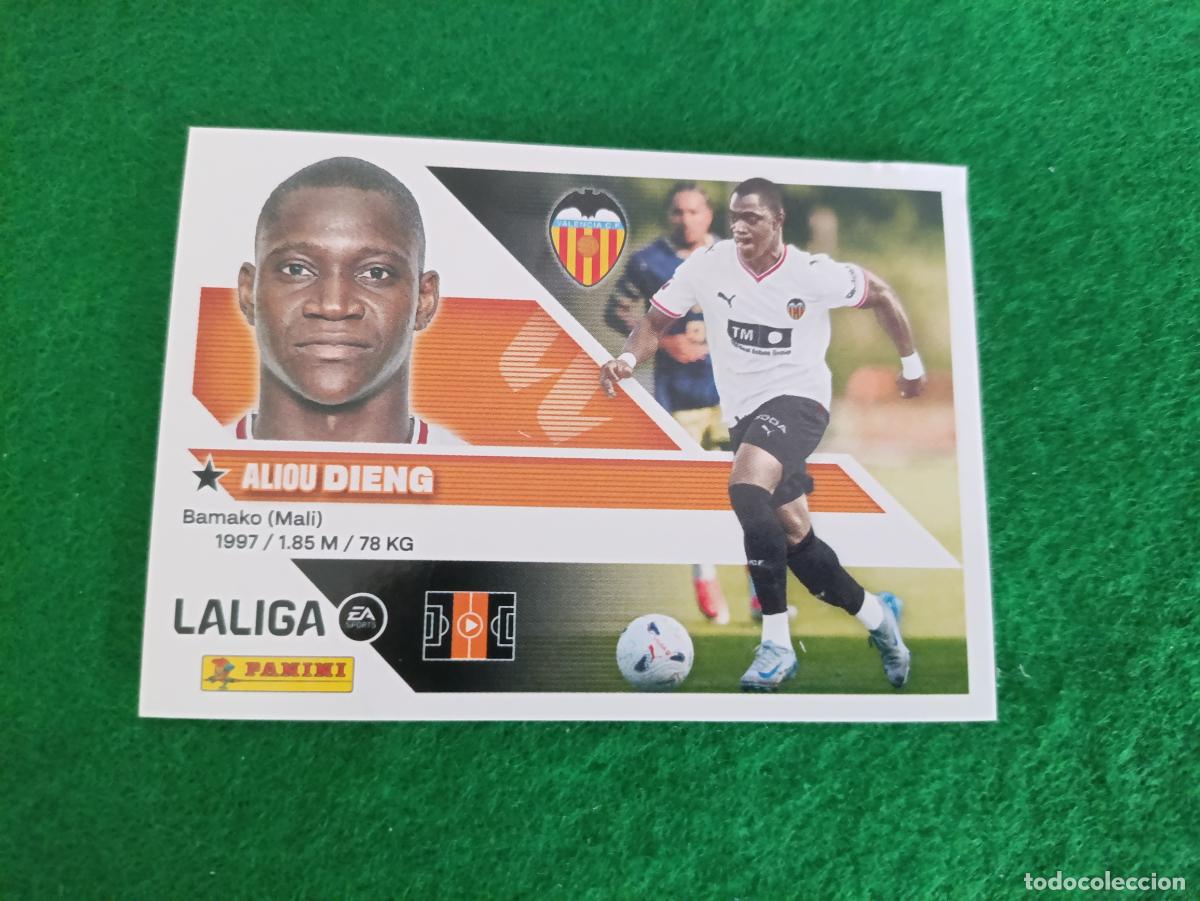 Cromos de f&uacute;tbol: LIGA ESTE 2026 2027 VALENCIA CF COLOCA N&ordm; 16 BIS DIENG