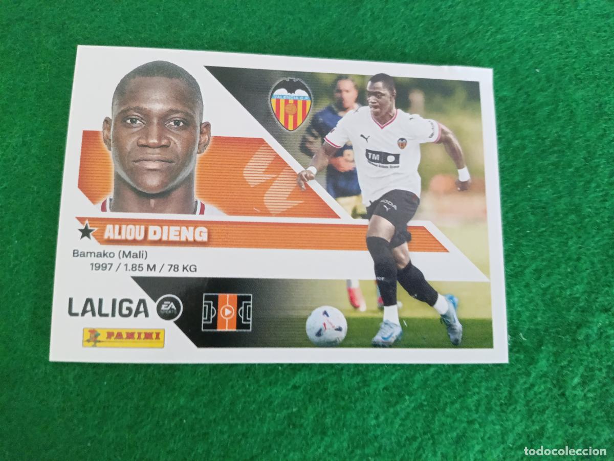 Cromos de f&uacute;tbol: LIGA ESTE 2026 2027 VALENCIA CF COLOCA N&ordm; 16 BIS DIENG