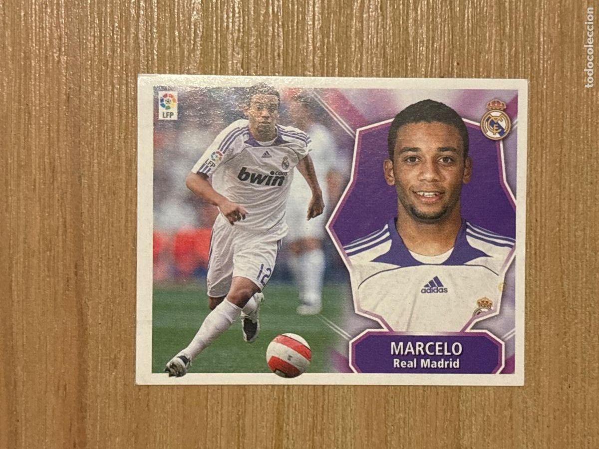 Cartes &agrave; collectionner de Football: 22. CROMO LIGA ESTE 2008-09 08-09 REAL MADRID MARCELO SIN PEGAR