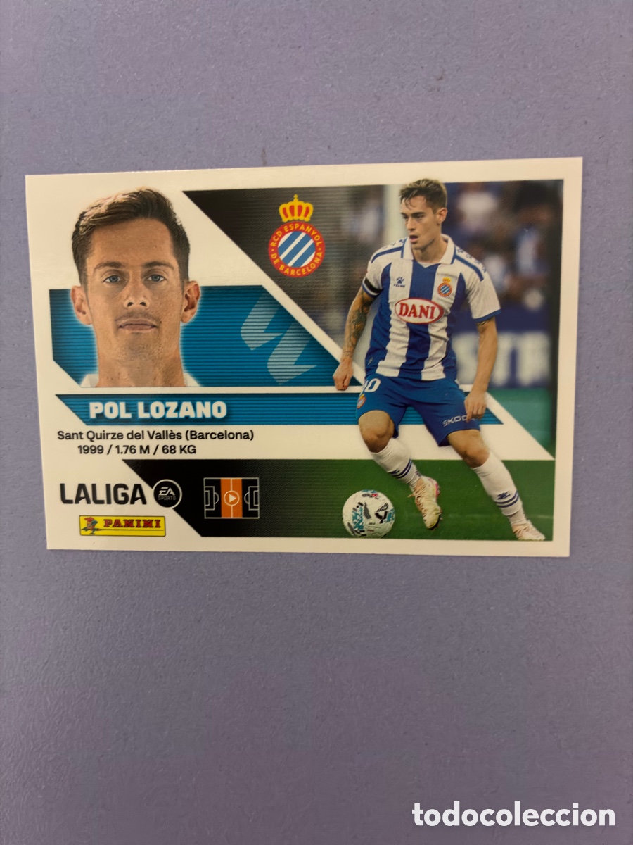 Cromos de f&uacute;tbol: Cromo Pol Lozano (RCD Espanyol) N&ordm; 11 - Colecci&oacute;n Este LIGA 2026-27 Panini (Sin Pegar)