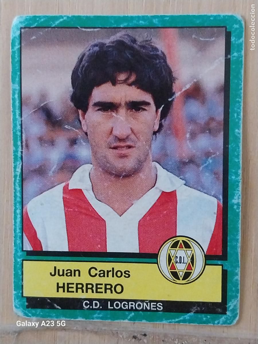 Cromos de f&uacute;tbol: HERRERO LOGRO&Ntilde;ES PANINI FUTBOL 90 CROMO 115 SIN PEGAR NUNCA SOBADO A&Ntilde;O 1990 ***