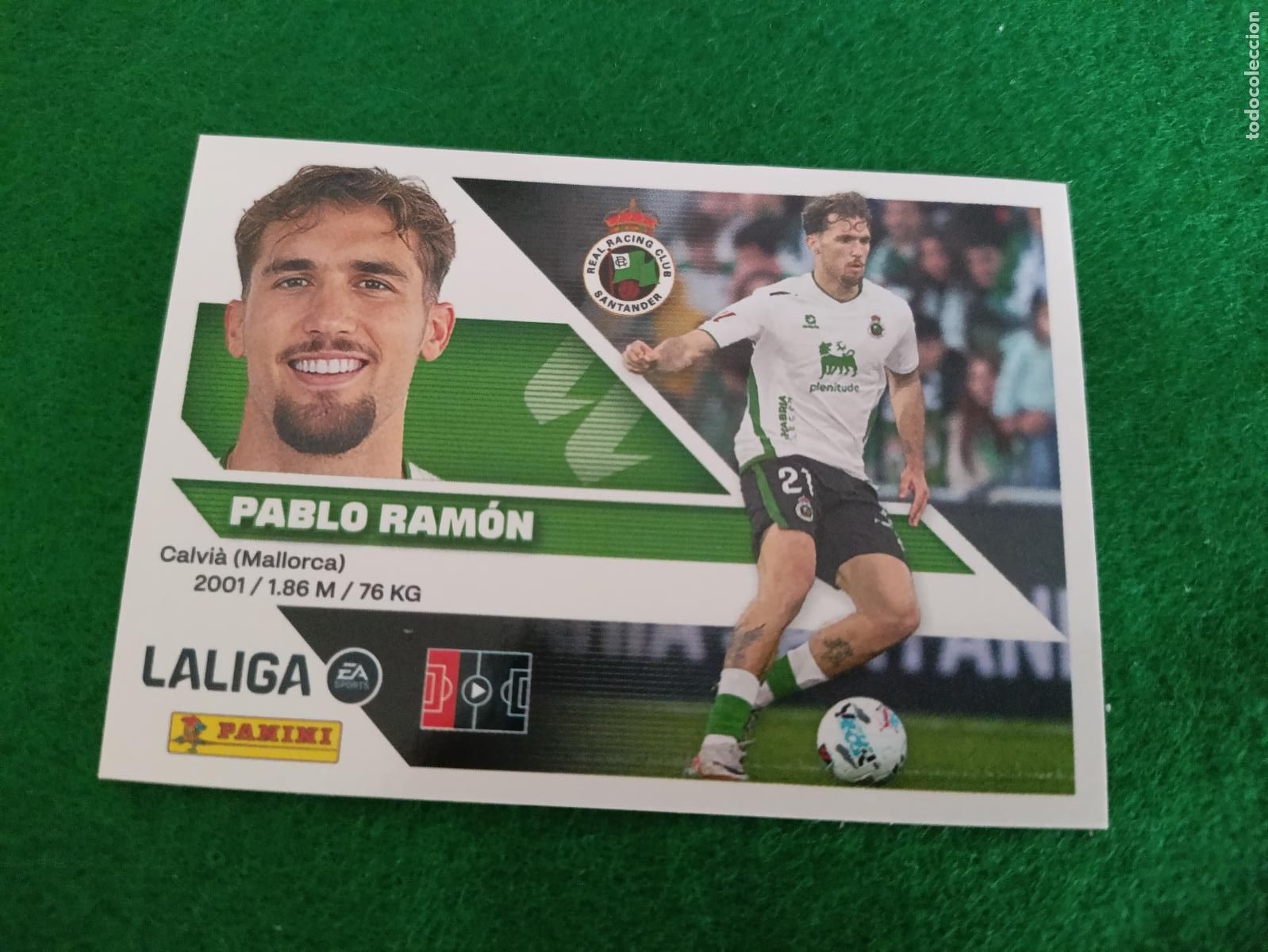 Cromos de f&uacute;tbol: LIGA ESTE 2026 2027 RANCING CLUB COLOCA N&ordm; 6 BIS PABLO RAM&Oacute;N