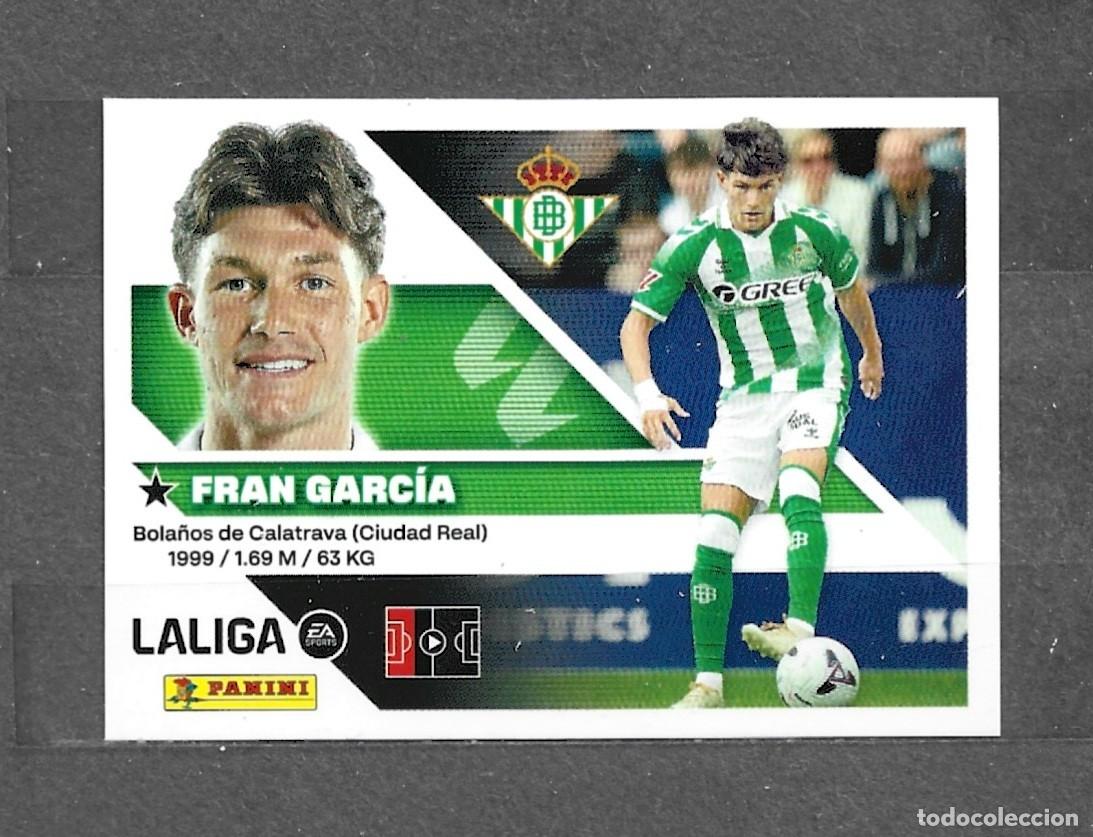 Cromos de f&uacute;tbol: Liga este 26/27 - Fran Garc&iacute;a - N&deg; 6 - Real Betis - ( Fichajes)