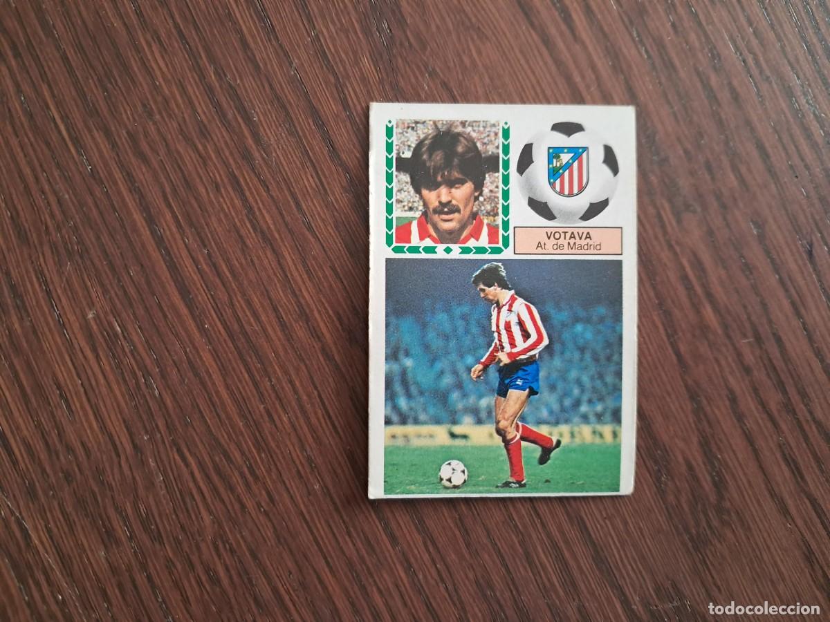 Football Stickers: cromo de futbol, edic. Este 83-84, Votava, At. de Madrid. sin pegar.