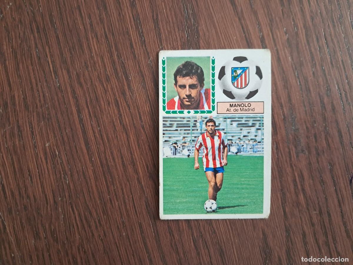 Football Stickers: cromo de futbol, edic. Este 83-84, Manolo, At. de Madrid. sin pegar.