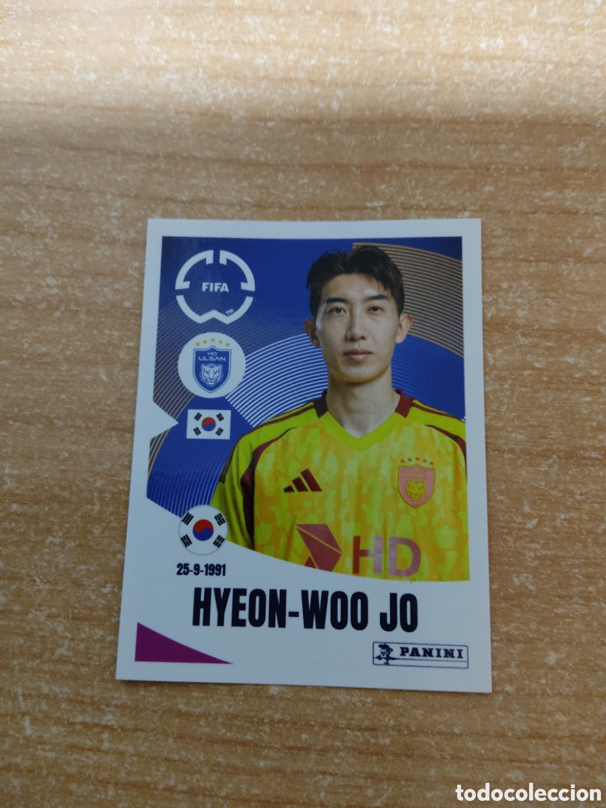 Cromos de f&uacute;tbol: 372 HYEON WOO JO ULSAN HD FIFA CLUB WORLD CUP 2025