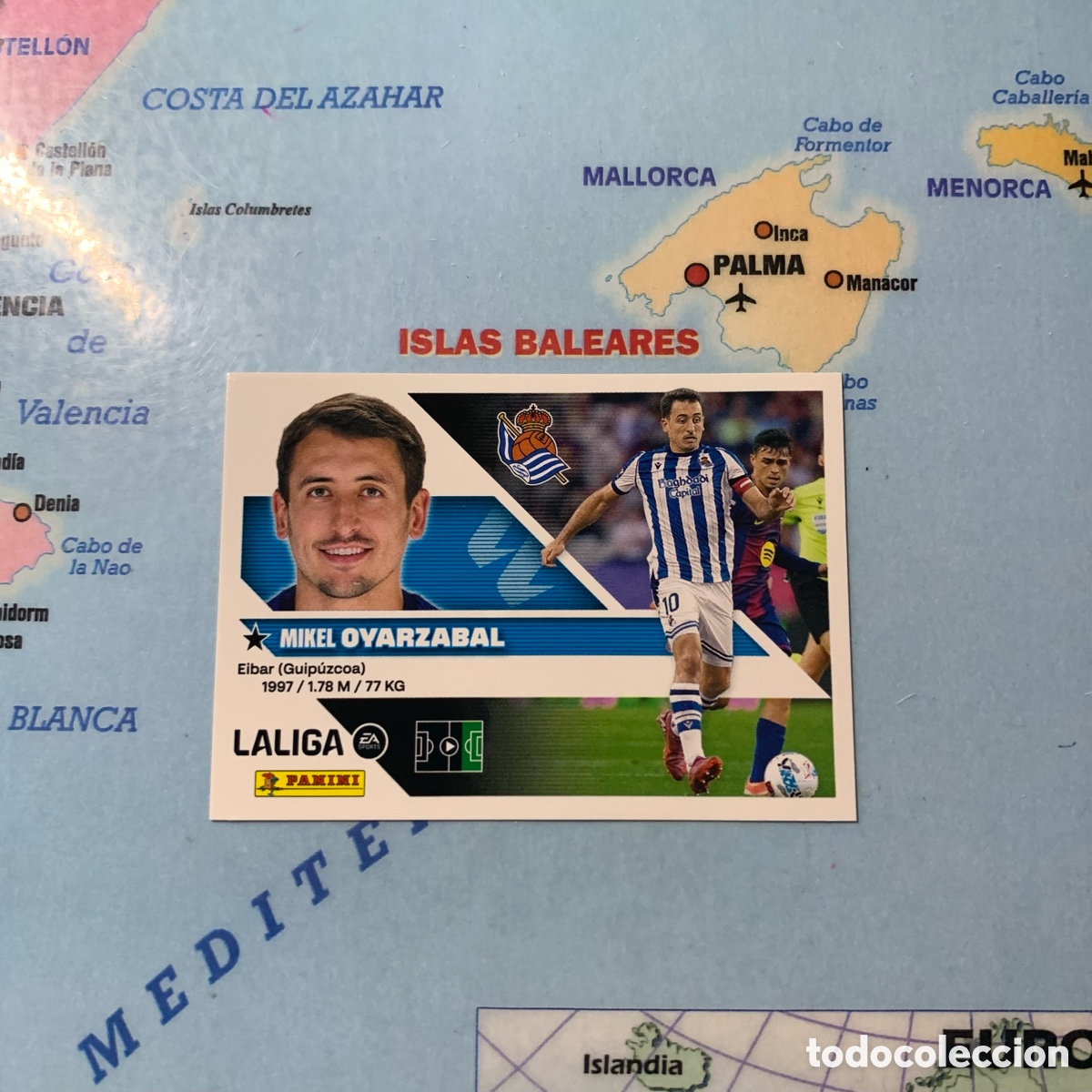 Cromos de f&uacute;tbol: Oyarzabal n&uacute;mero 20 de la Real Sociedad cromo liga este 26-27 2026-2027