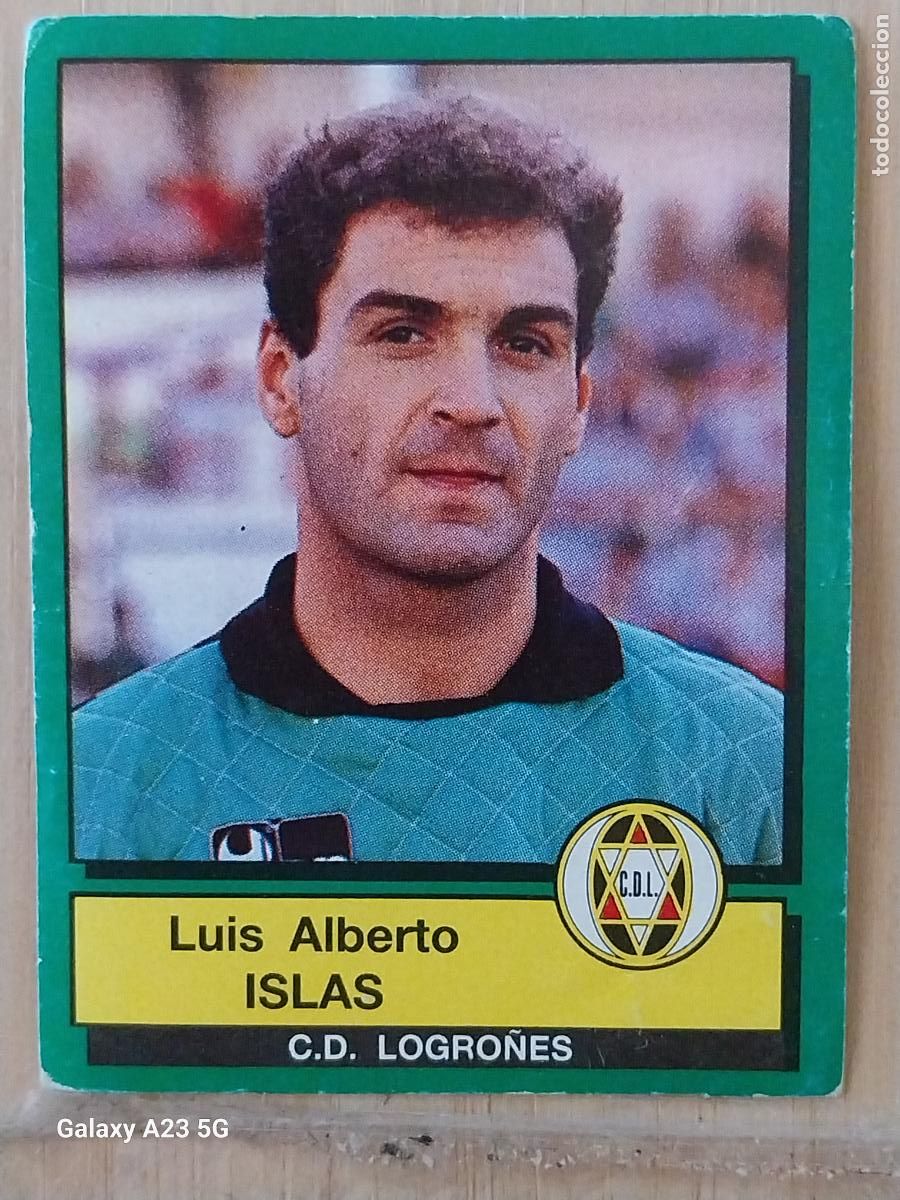 Cromos de f&uacute;tbol: HERRERO LOGRO&Ntilde;ES PANINI FUTBOL 90 CROMO 115 SIN PEGAR NUNCA SOBADO A&Ntilde;O 1990 ***