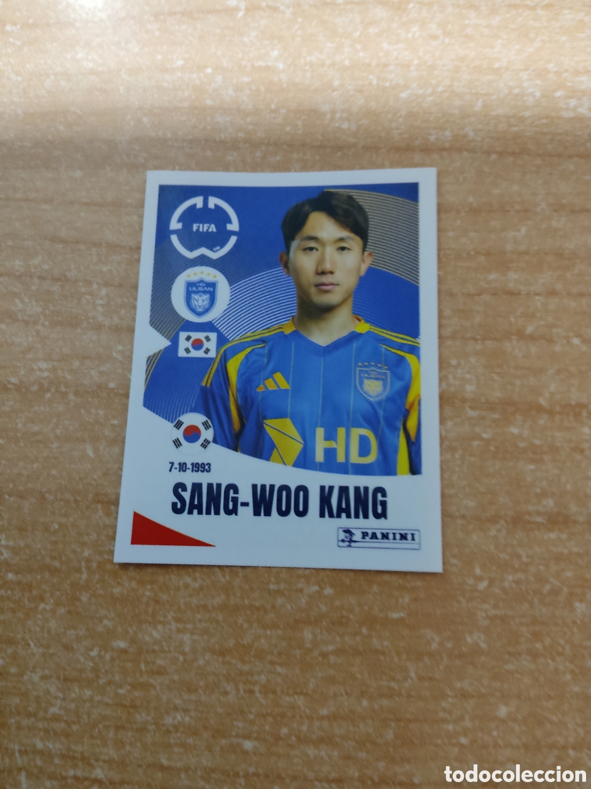 Cromos de f&uacute;tbol: 374 SANG WOO KANG ULSAN HD FIFA CLUB WORLD CUP 2025