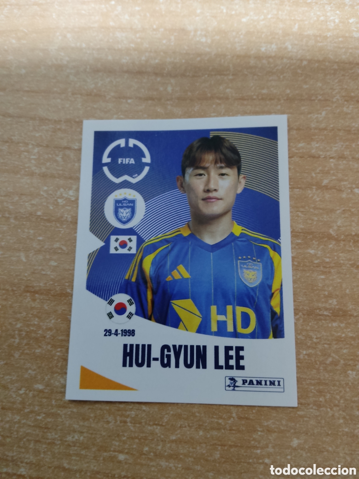 Cromos de f&uacute;tbol: 378 HUI GYUN LEE ULSAN HD FIFA CLUB WORLD CUP 2025
