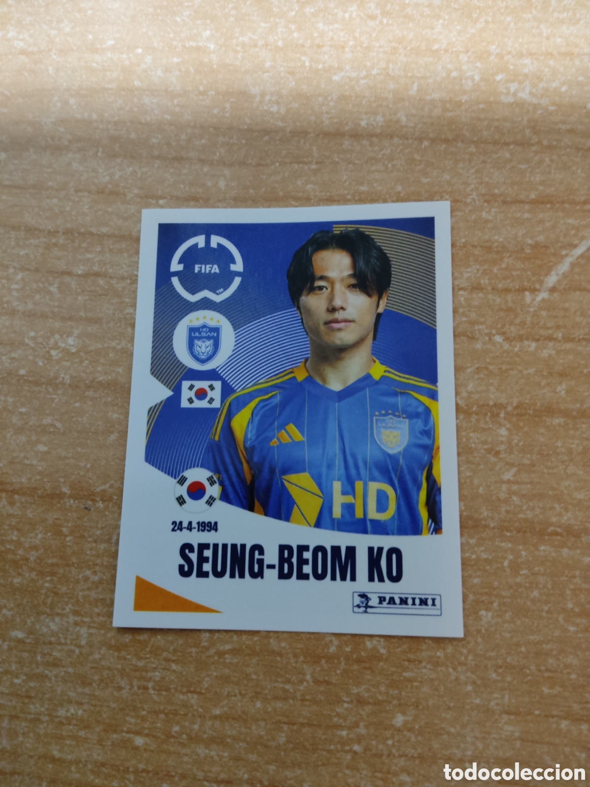 Cromos de f&uacute;tbol: 379 SEUNG BEOM KO ULSAN HD FIFA CLUB WORLD CUP 2025