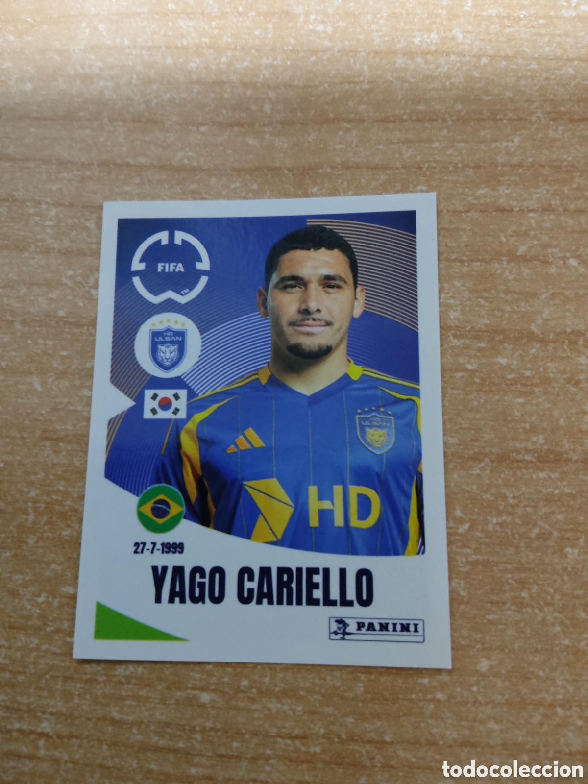 Cromos de f&uacute;tbol: 386 YAGO CARIELLO ULSAN HD FIFA CLUB WORLD CUP 2025
