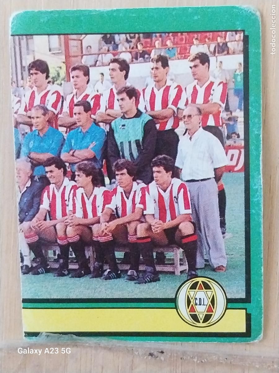 Cromos de f&uacute;tbol: LOGRO&Ntilde;ES PANINI FUTBOL 90 CROMO 111 SIN PEGAR NUNCA SOBADO A&Ntilde;O 1990 ***