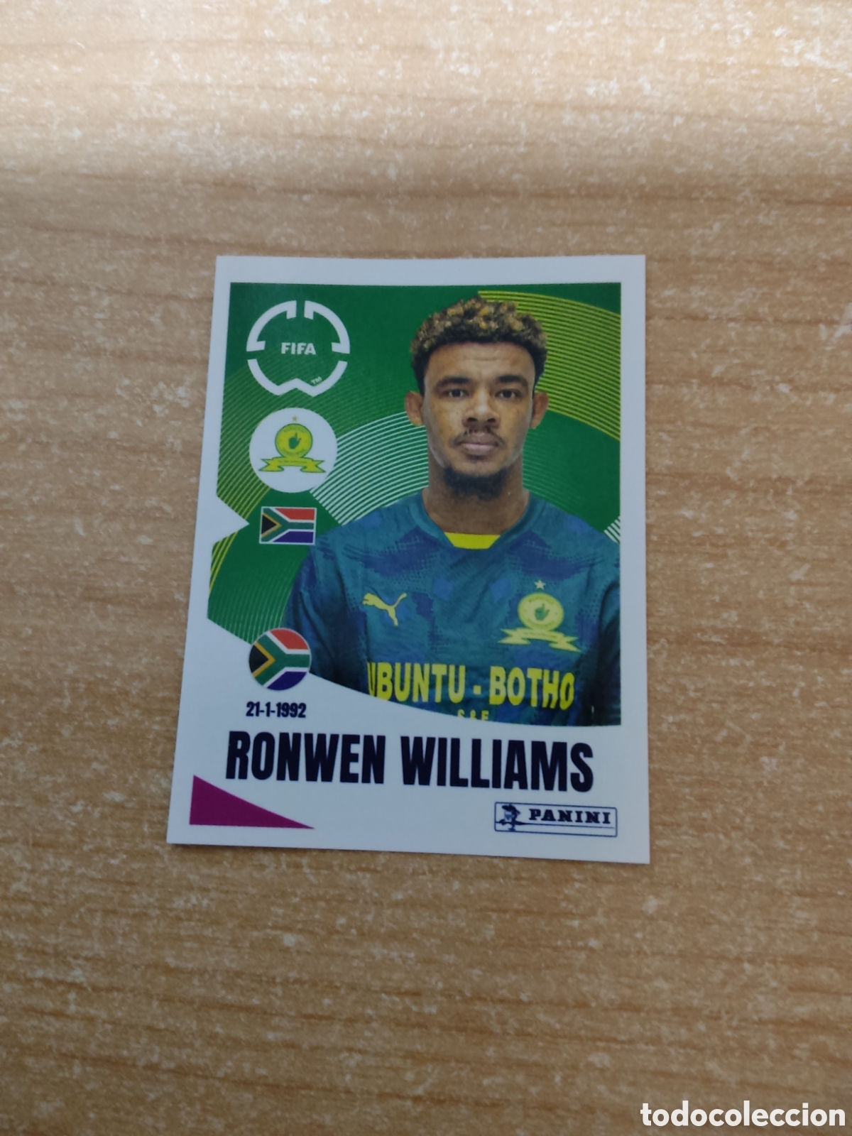 Cromos de f&uacute;tbol: 390 RONWEN WILLIAMS MAMELODI SUNDOWNS FIFA CLUB WORLD CUP 2025
