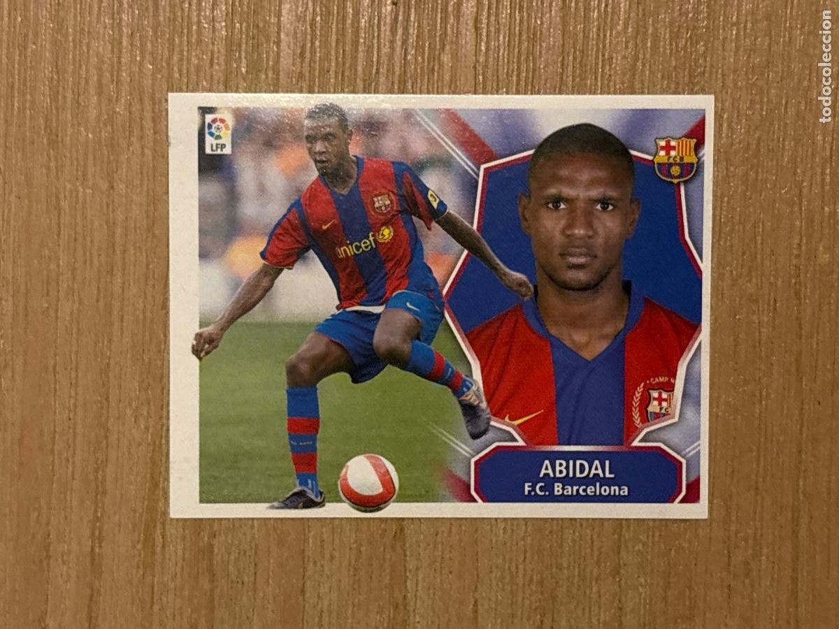 Cromos de f&uacute;tbol: 22. CROMO LIGA ESTE 2008-09 08-09 BARCELONA ABIDAL SIN PEGAR